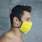 Masque facial unisexe en polypropylène McKillop Jaune CBPP-YE1 Taille unique
